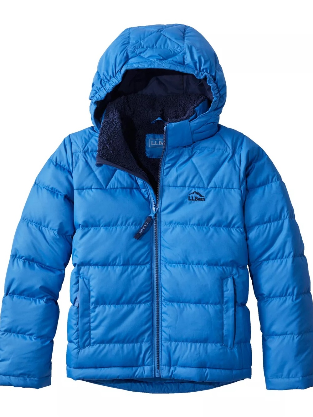 L.L. Bean Kids' Blue Bean's Down Jacket - Little Kids Large (6/7 years)
